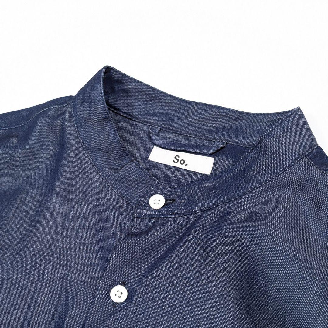 完売品】美品 So. バンドカラーシャツ L 大山シュン オーバーサイズ