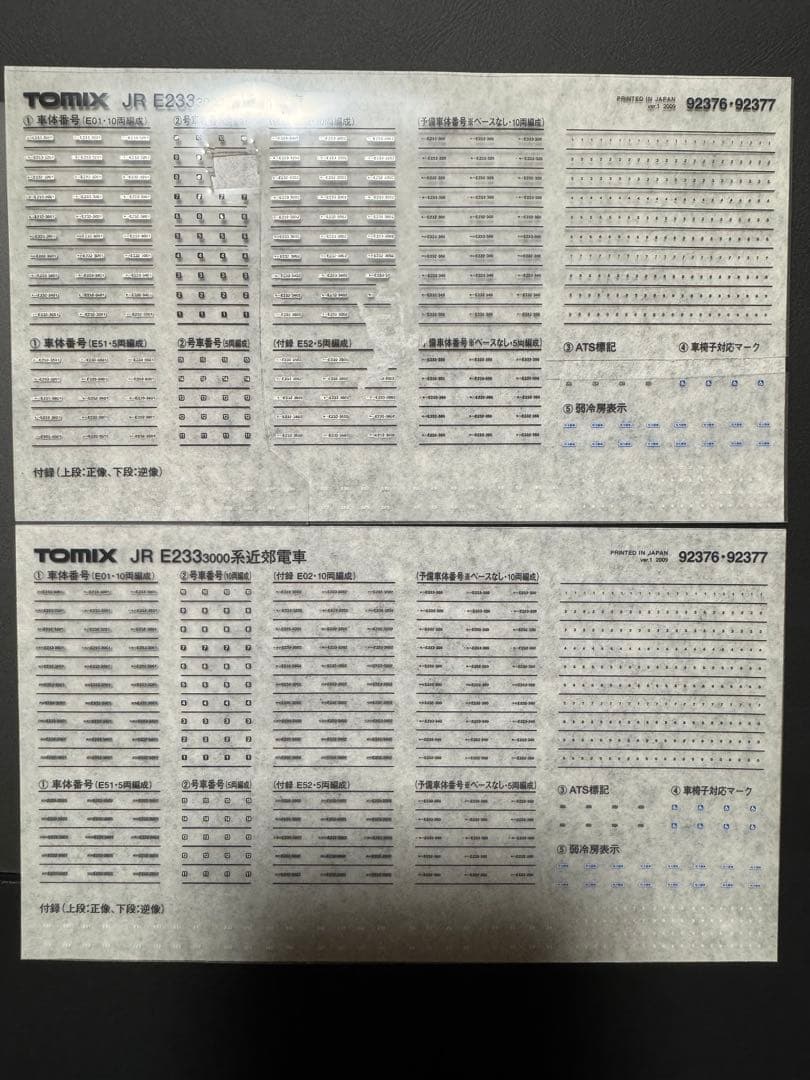 TOMIX JR E233 3000系近郊電車 15両セット 東海道線