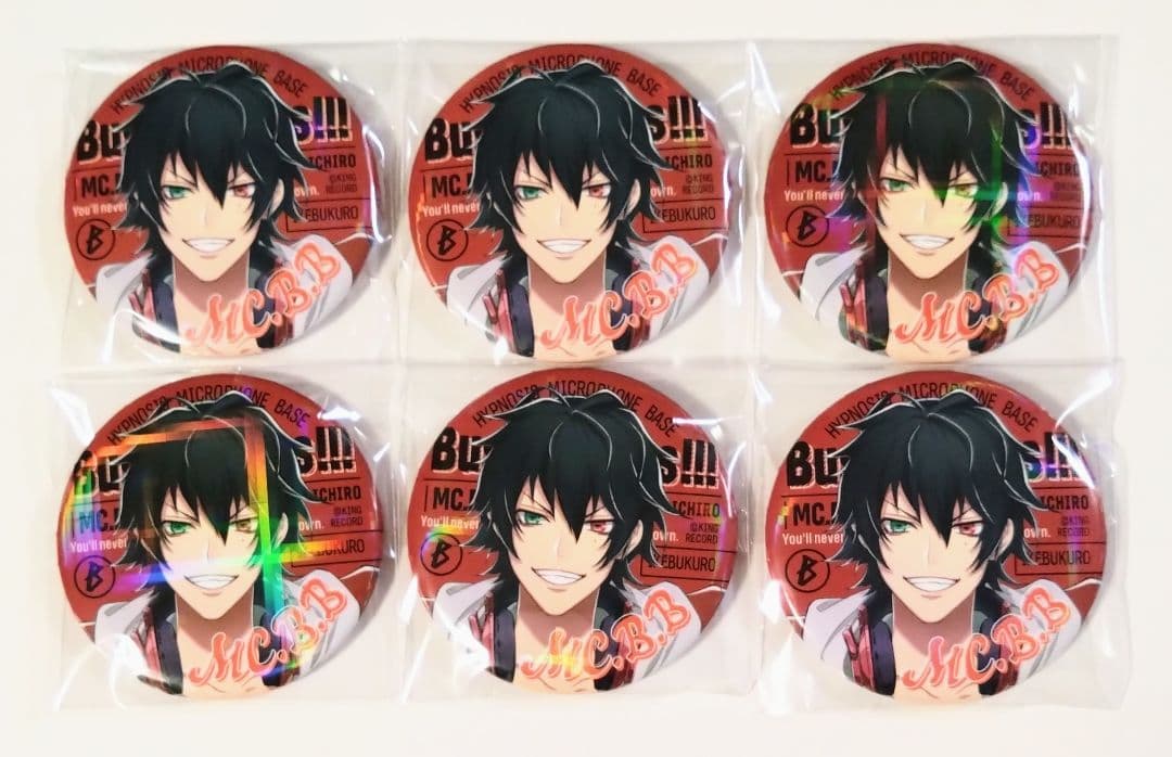 ヒプマイ 山田一郎 缶バッジ Base ver. ホログラム ヒプノシスマイク