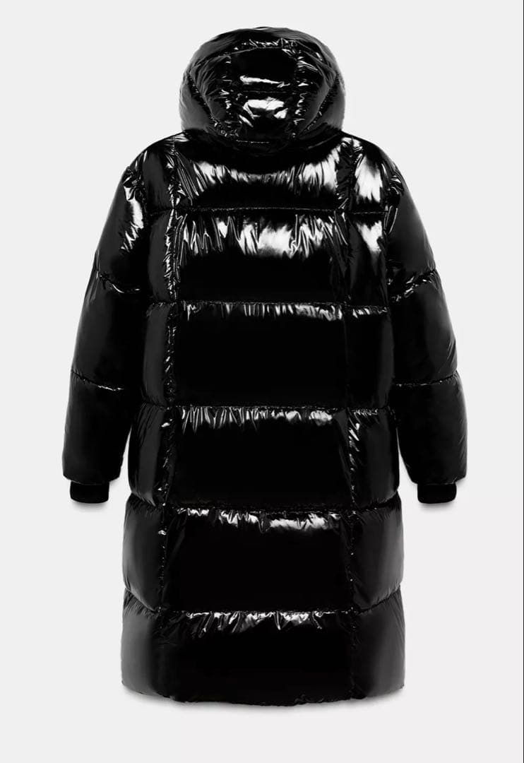 ○ZARA○ザラ○M○シャイニーロングアノラック○ロングダウンタイプ