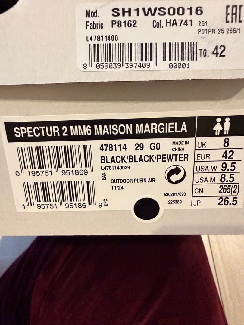 靴 SALOMON x MM6 SPECTUR 2 26.5cm