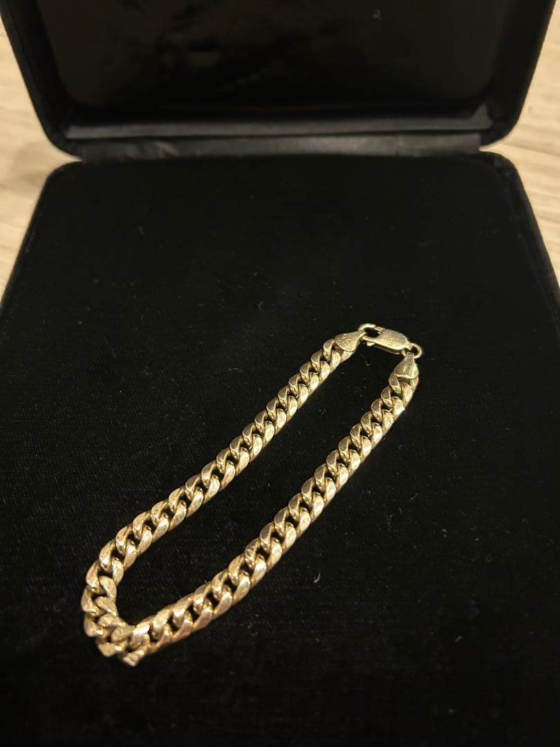 AVALANCHE 10K YGマイアミブレスレット 10K イエローゴールド マイアミブレスレット 幅8.2mm 19cm-20cm 定価