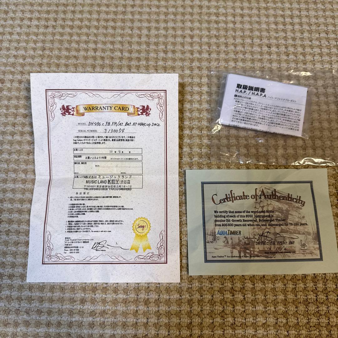 値下げ SugiGuitars DH496C 生産終了仕様 FM/AT/ Bat - メルカリ