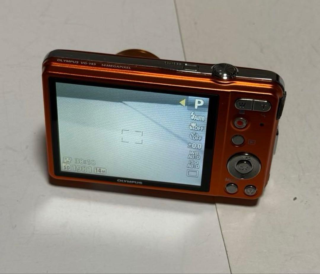 オリンパス OLYMPUS VG-145 オレンジ - メルカリ