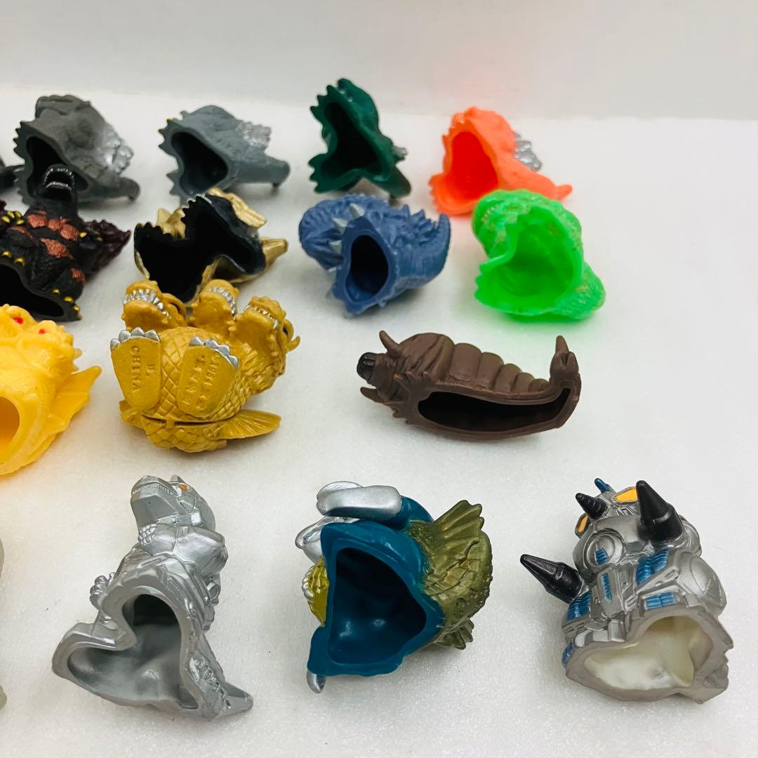 当時物／レア ゴジラ 怪獣 指人形 23個 まとめセット 怪獣 - メルカリ