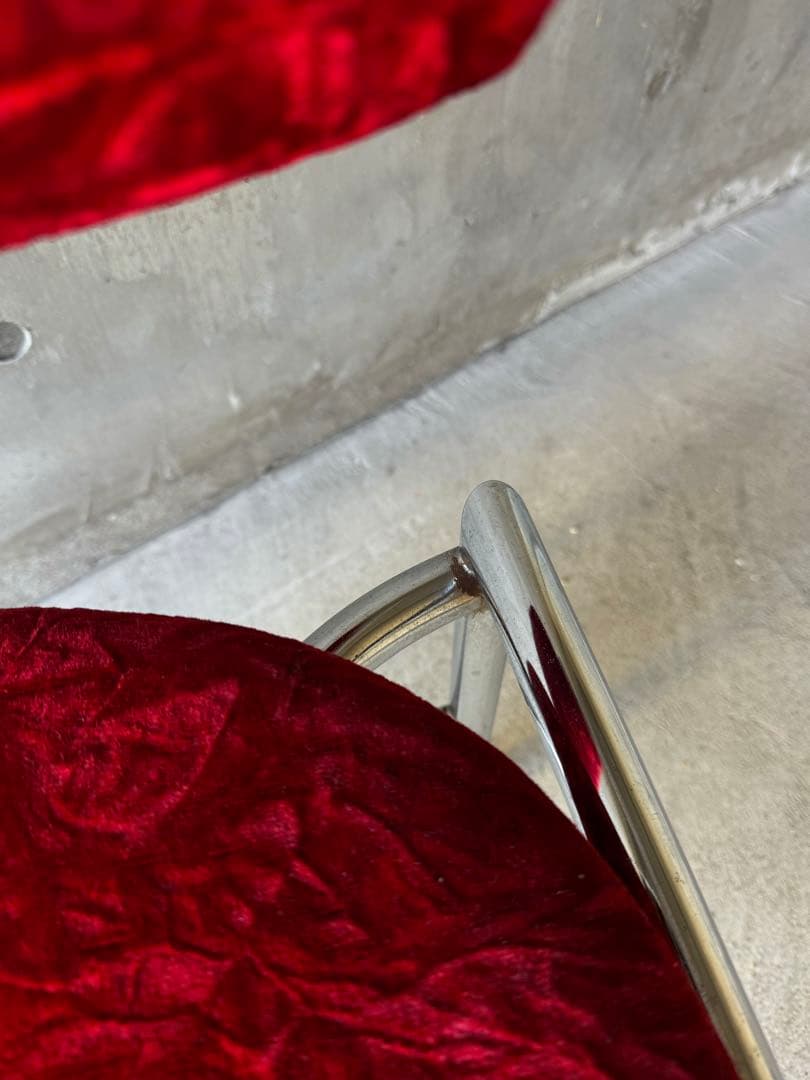 ベルベットチェア ミッドセンチュリー スペースエイジ ポストモダン