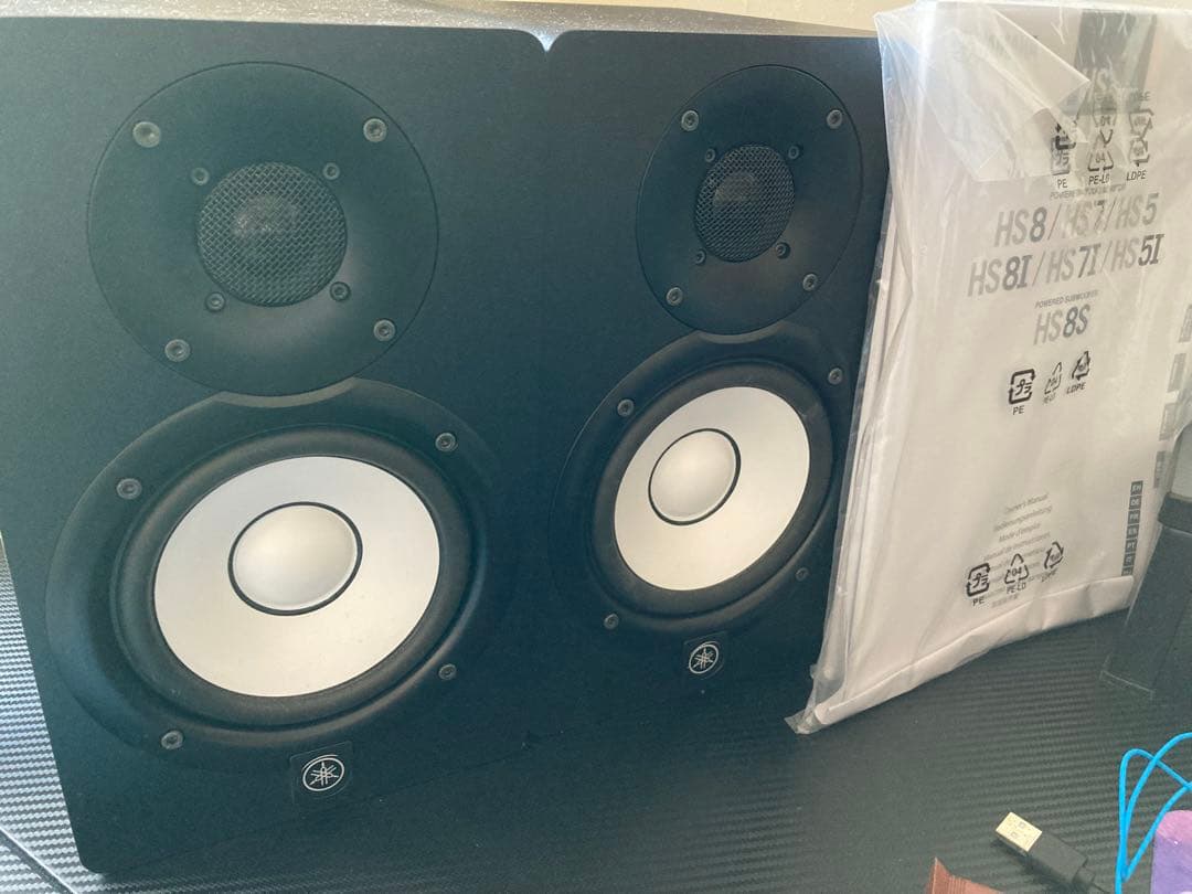 YAMAHA HS5 ペア+ MOGAMI2534XLR-TRS(0.5m)2本