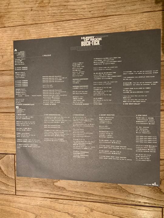 ★バクチク★BUCK-TICKグッズ★レコード★