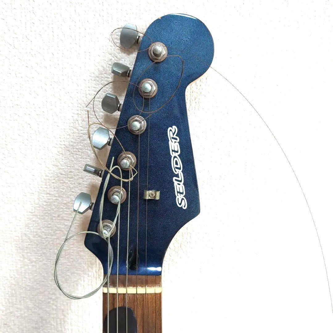 最終値下げ】SELDER エレキギター ブルー - メルカリ