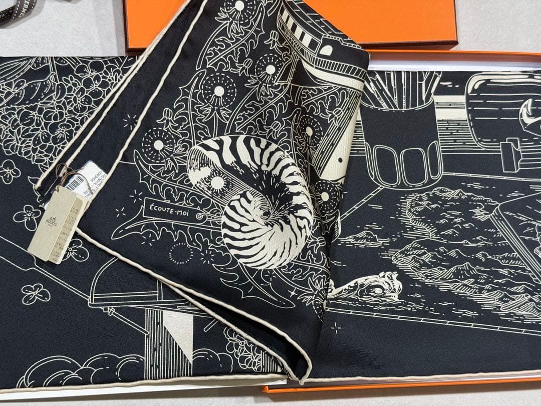 新品未使用　エルメス　26春夏新サウンド　カレ 90 《エスプリの旅立ち》