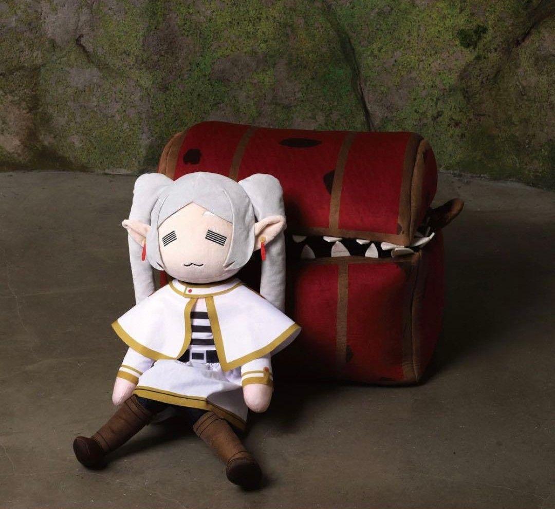 新品 ぬいぐるみ　ミミックぬいぐるみ 「葬送のフリーレン」 Amazon.co.jp: 葬送のフリーレン ミミックぬいぐるみ 公式グッズ