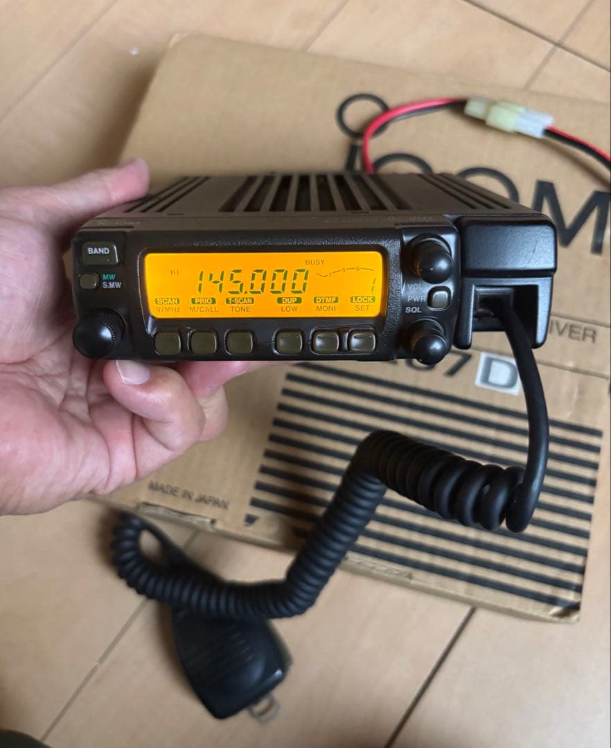 ICOM IC-207D デュアルバンド FMトランシーバー Yahoo!オークション -「ic-207」の落札相場・落札価格