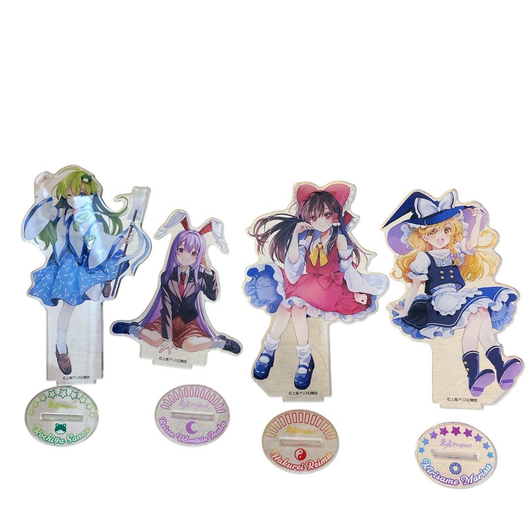 東方project ダイソーコラボ アクリルスタンド 4体セット - メルカリ