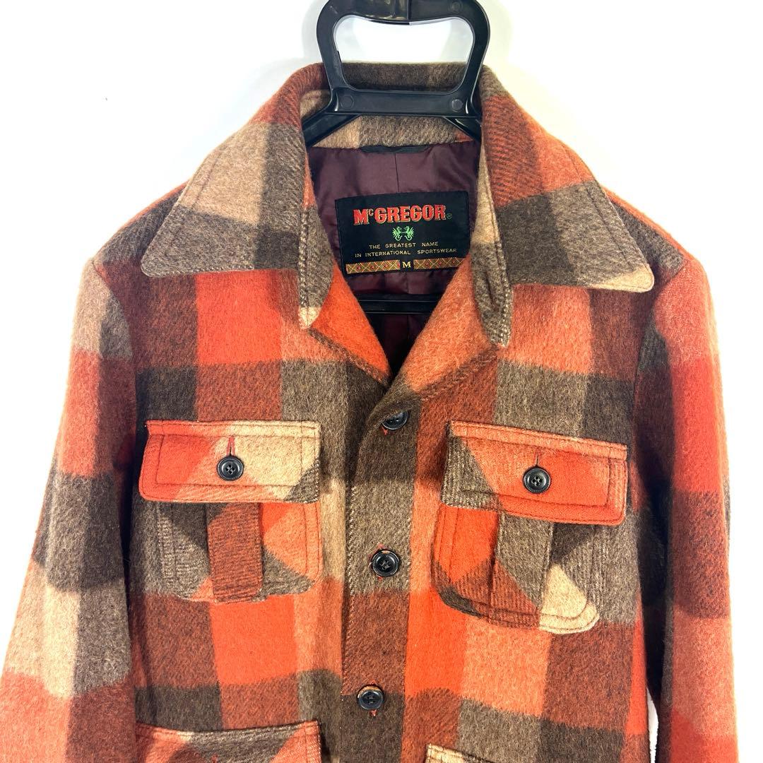 McGREGOR マクレガー 80s チェック柄 コート 古着 ヴィンテージ - メルカリ