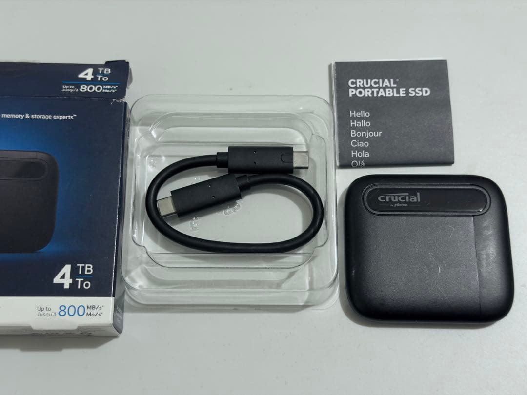 Crucial X6 4TB ポータブルSSD - メルカリ