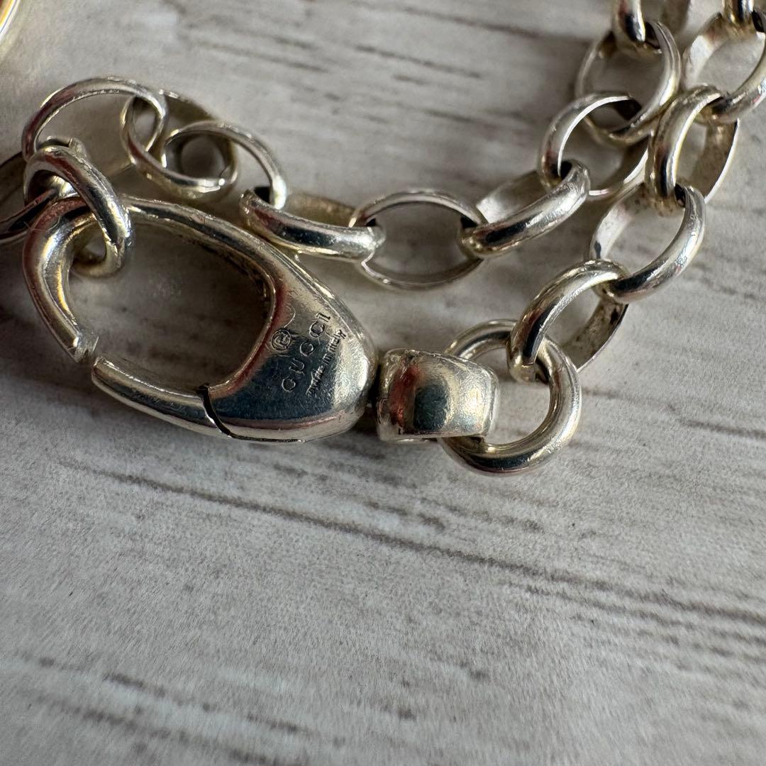 G*I様 美品✨GUCCI グッチ シルバー ドッピア G ロゴ シルバー ネッ
