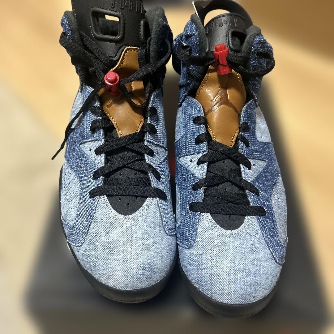 Air Jordan 6 デニム 新品未使用黒タグ付き 27.5cm