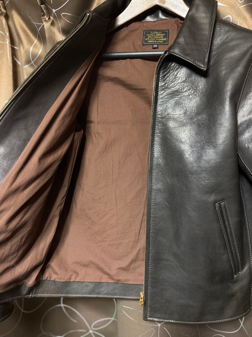 O.G.BROS 【OG-1】シングルライダースジャケット 38