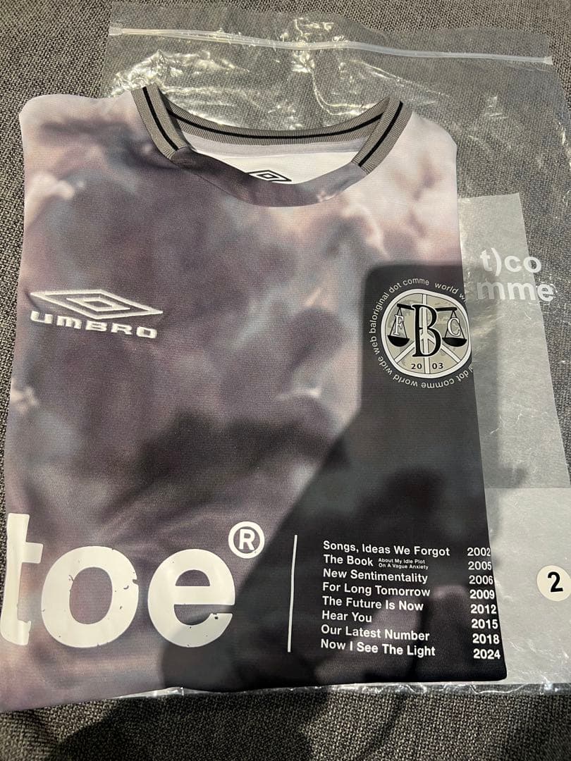 ミュージシャン toe 25th Anniv Model bal x umbro SS 2