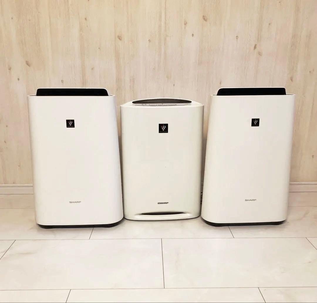 【美品】SHARP プラズマクラスター　空気清浄機 3台セット　加湿未使用 SHARP（シャープ） 爆買 新生活応援 中古 加湿空気清浄機 18畳