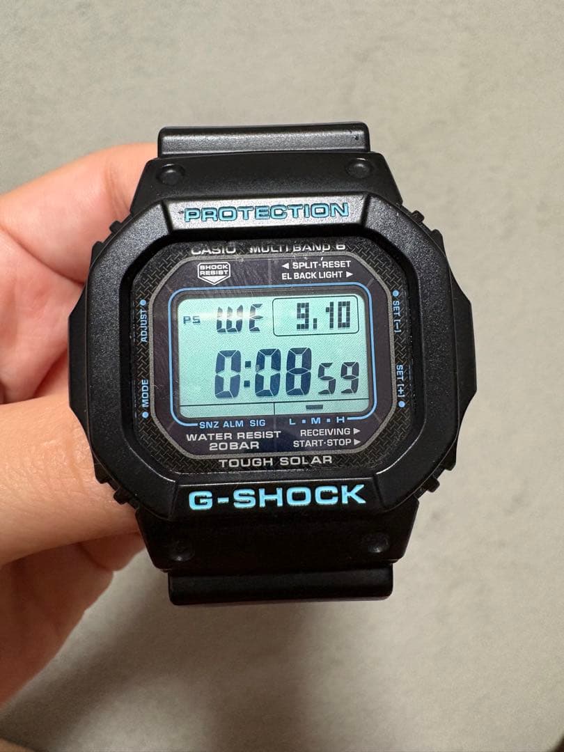 G-SHOCK デジタル腕時計 ブラック G-SHOCK Gショック ジーショック メンズ G-5600UE-1JF ソーラー タフ