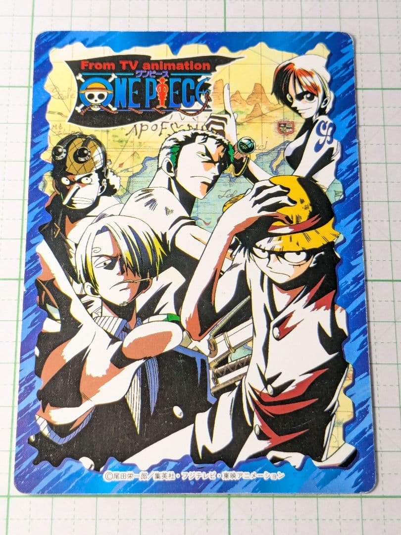 ONE PIECE　初期　レア　ブロマイド　カード　ルフィ海賊団　ワンピース