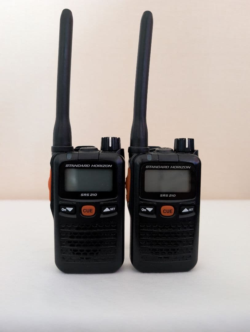 八重洲無線 特定小電力トランシーバー SRS210A 2台セット 八重洲無線 スタンダードホライゾン SRS210A 2台セット 特定小電力