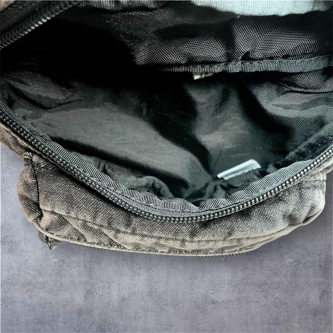 希少⚡️ PORTER B印 別注 デニム ボディバッグ ウエストバッグ グレー