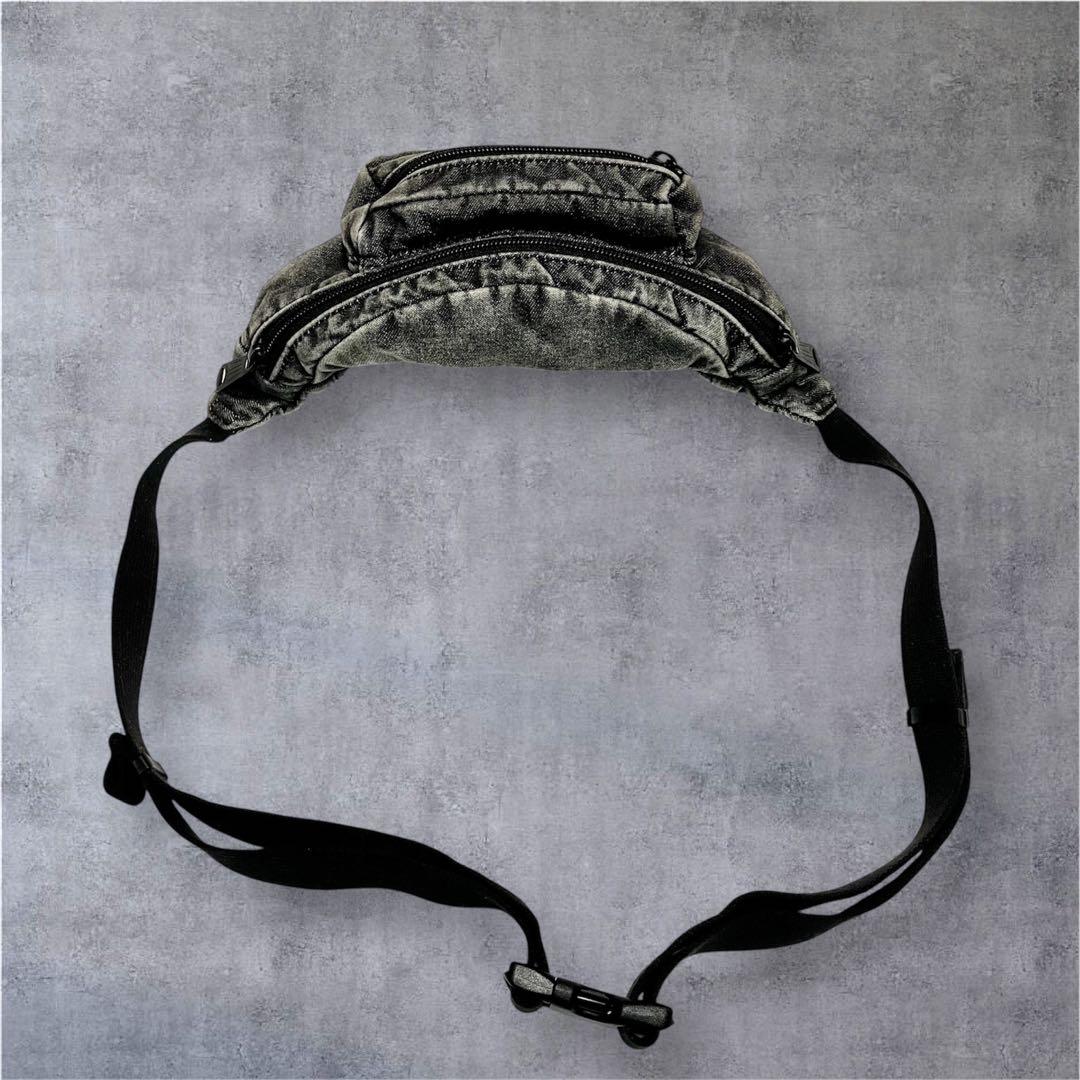 希少⚡️ PORTER B印 別注 デニム ボディバッグ ウエストバッグ グレー