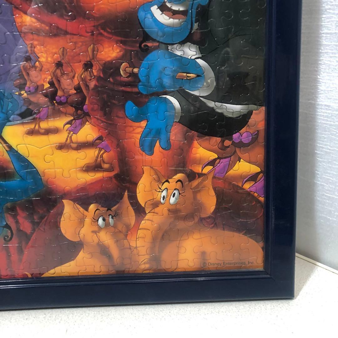 【超美品‼️】アラジン ジーニーの変身コレクション　ジグソーパズル 額付き 完成