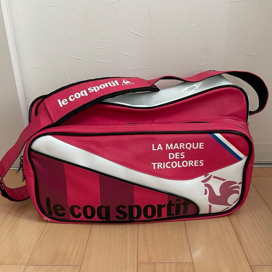 ルコック エナメルバッグ ピンク - メルカリ