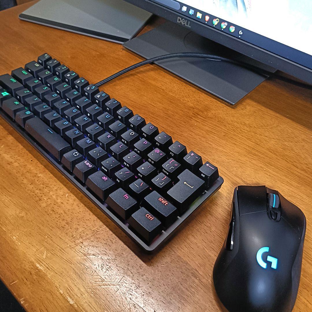 Razer huntsman mini 60%　Logiccol G703h 60% 小型のゲーミングキーボード - Razer Huntsman Mini | Razer 日本