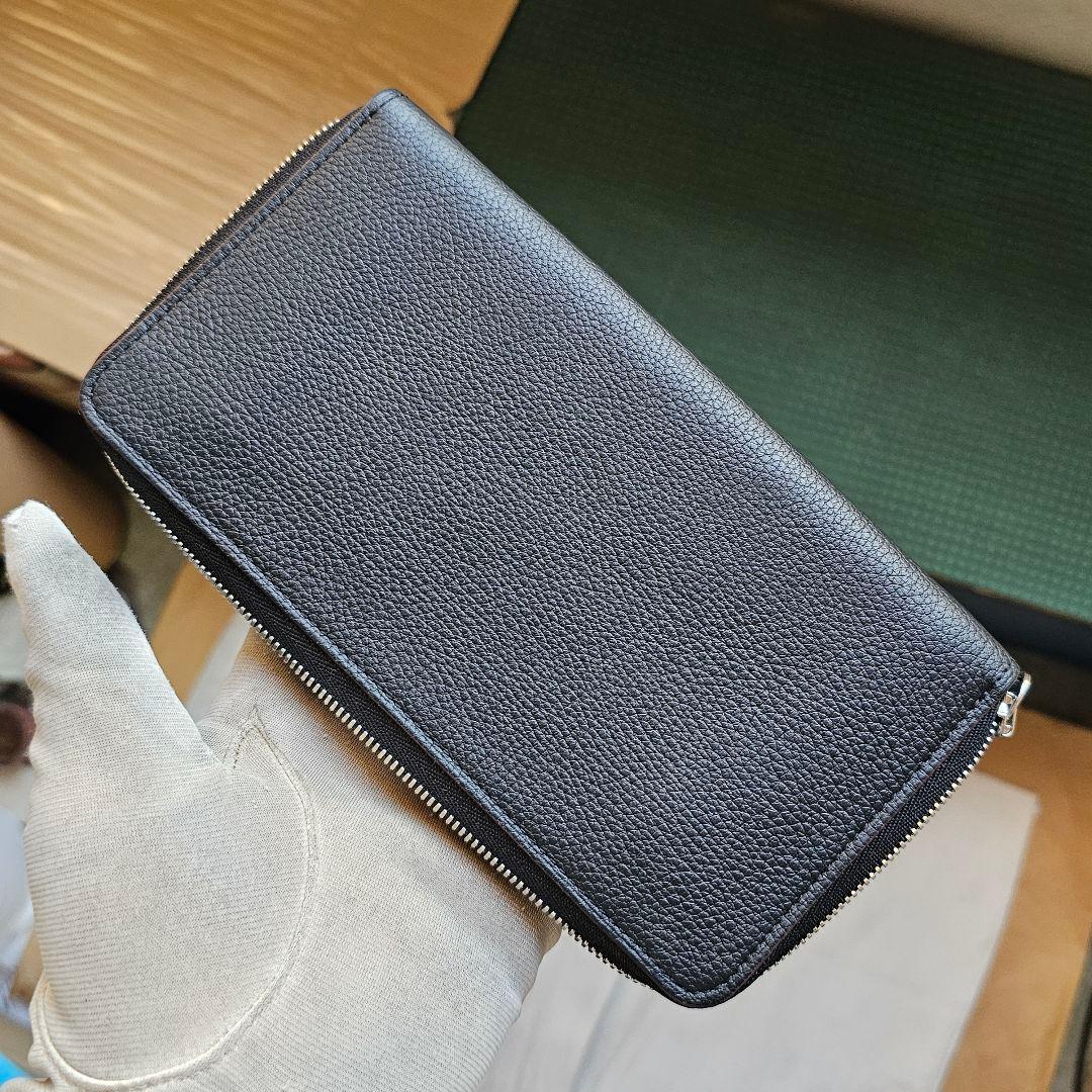 未使用 GANZO ガンゾ フレンチカーフ ラウンドファスナー French 黒