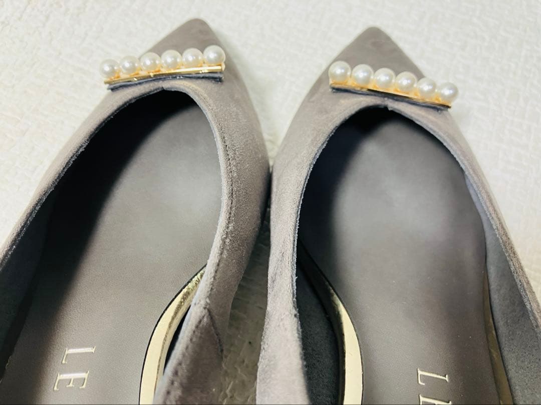 SH22◇新品◇Le Talon ルタロン 5cmパールラインパンプス 23.5 - メルカリ