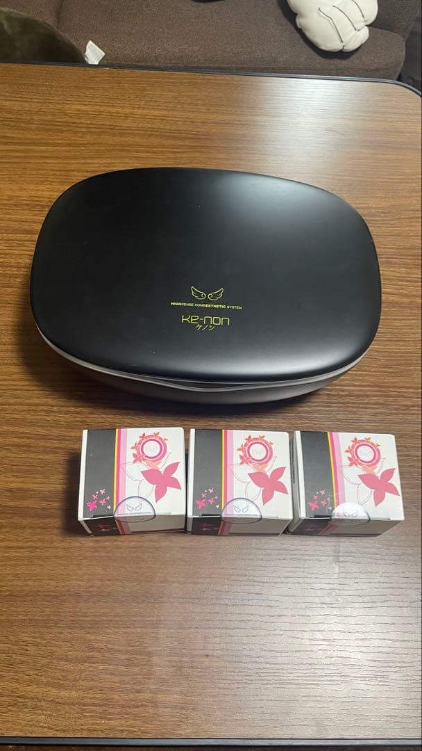 ケノン脱毛器 本体と未使用ラージカートリッジ3個セット ct_douji-setumei_04.gif
