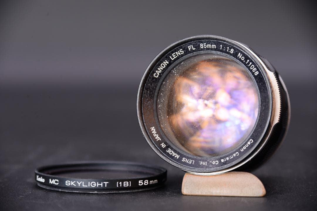 【訳あり】Canon キヤノン FL 85mm f1.8 Canon FL 85mm F/1.8の分解｜フィルムカメラ修理のアクアカメラ