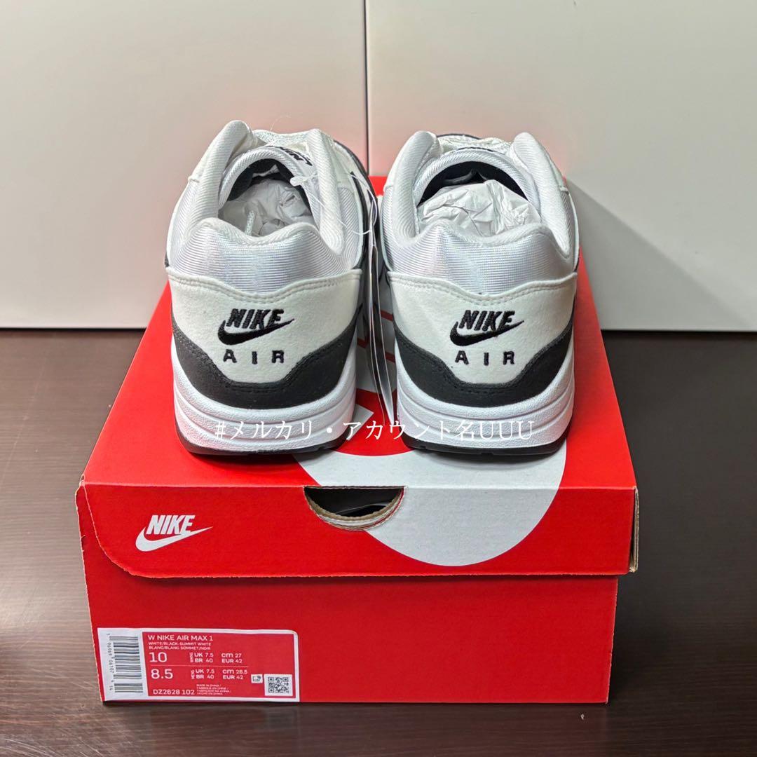 【新品26.5cm】NIKE｜W エアマックス１｜ホワイト/ブラック \"パンダ\"