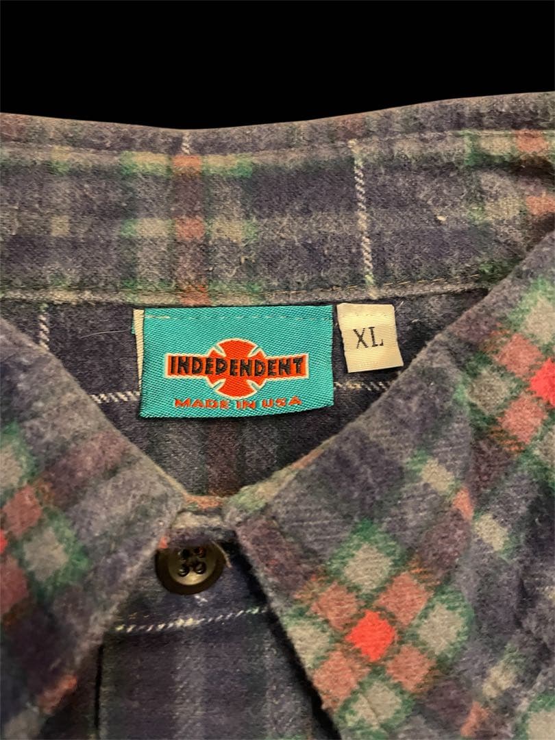 90年代 INDEPENDENT ネルシャツ インディペンデント - メルカリ