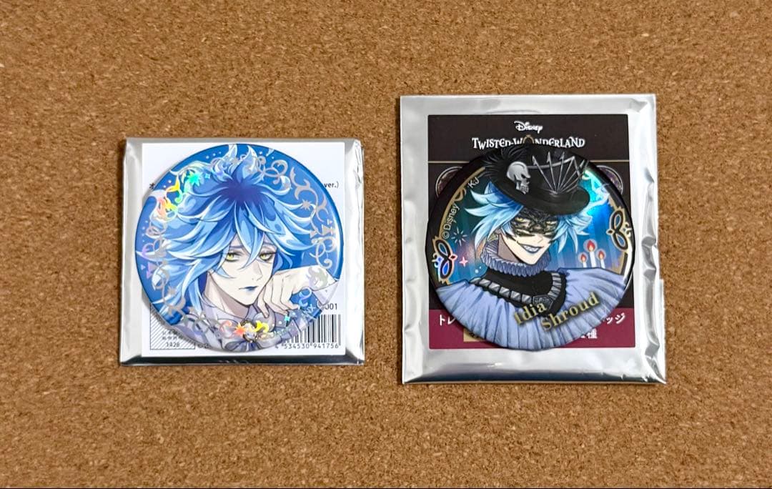 ツイステ プラチナジャケット マスカレードドレス 缶バッジ イデア