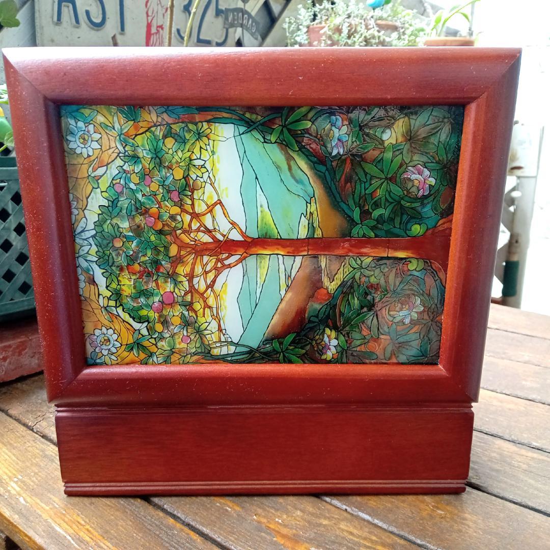 ルイスCティファニー ステンドグラス生命の木 宝石箱グラスマスターズ