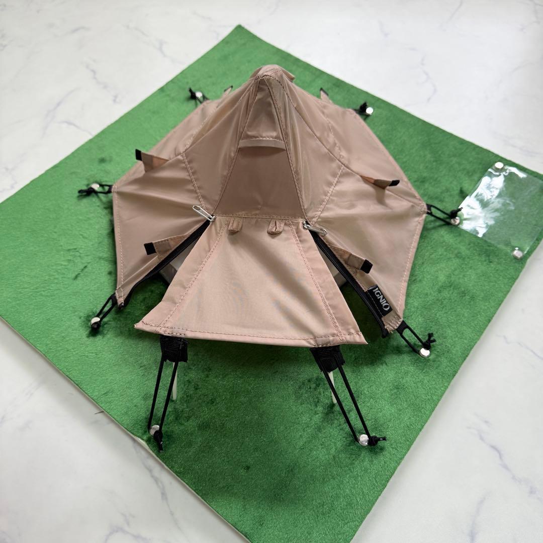 ミニチュアテント イグニオジオラマ テントサンプル 模型 展示用