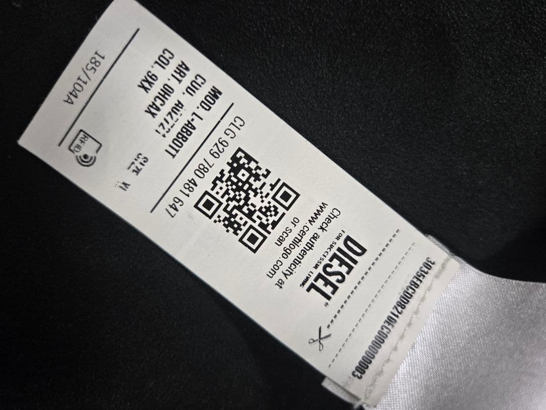 T*n様 Diesel MA-1 羊革 L-ABBOTT GIACCA XL