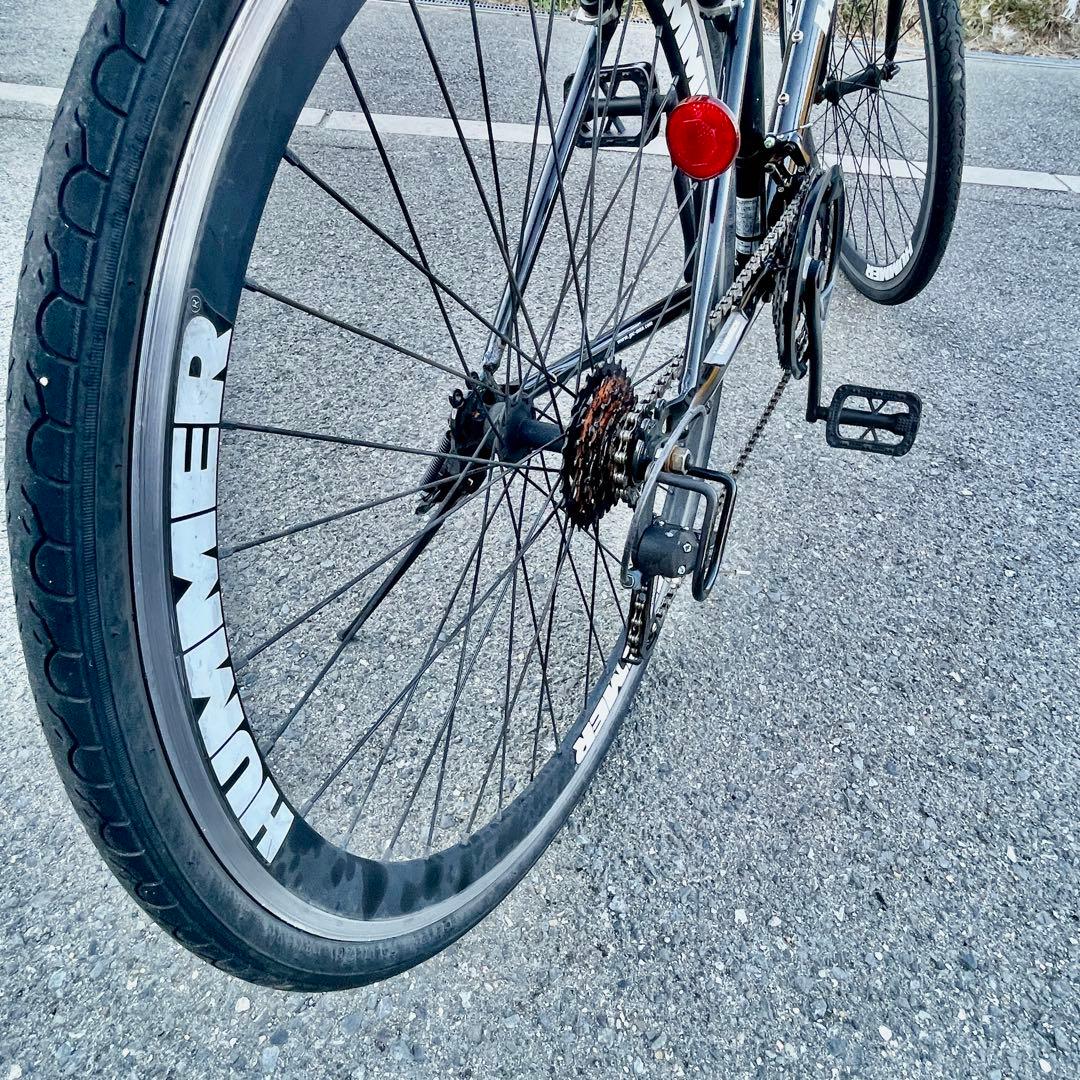 ハマー(HUMMER )クロスバイク シマノ18段変速【大阪吹田・整備済