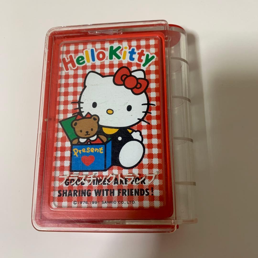 ハローキティ トランプ 平成レトロ プラスチックトランプ サンリオ