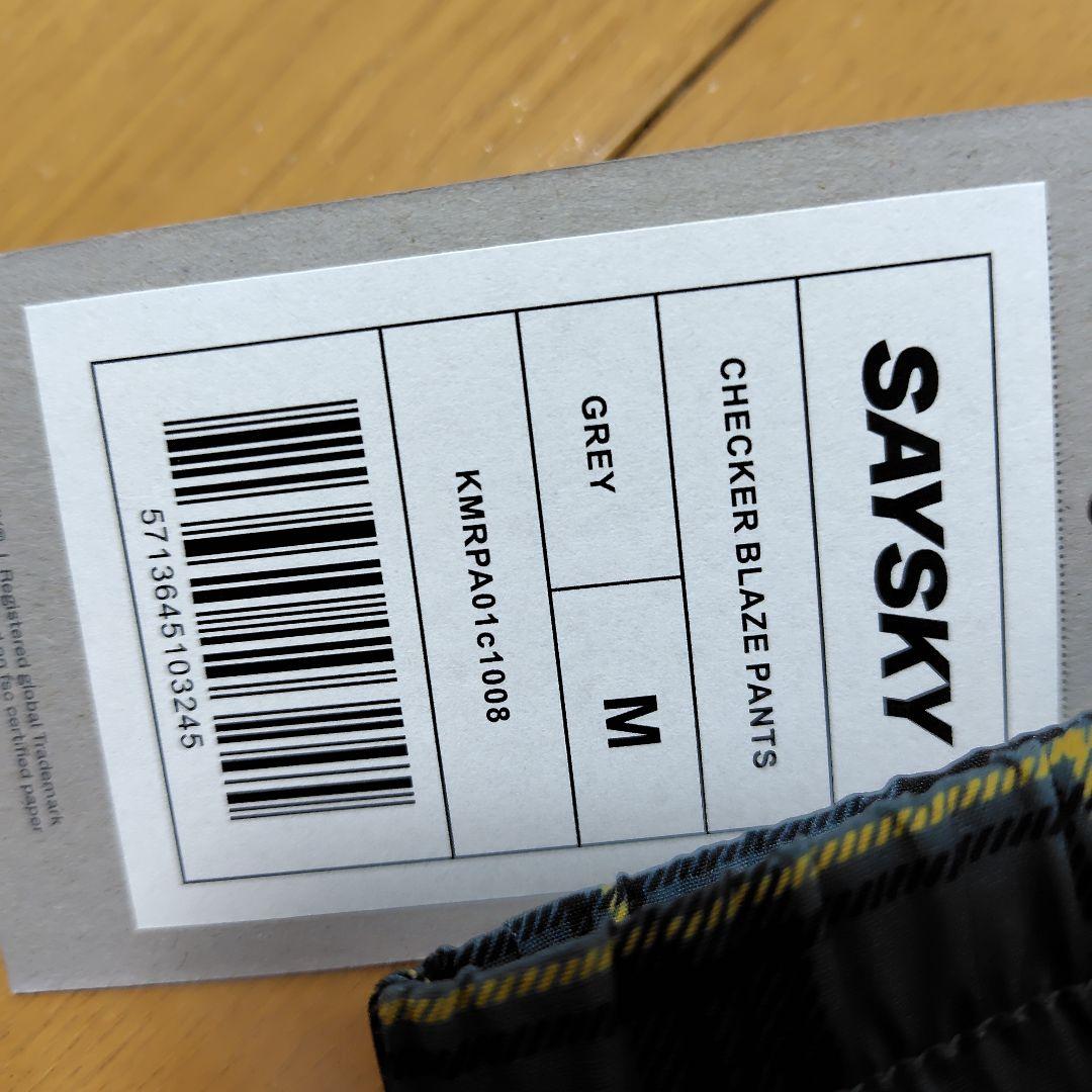 新品　SAYSKY Checker Blaze Pants　ユニセックスМ