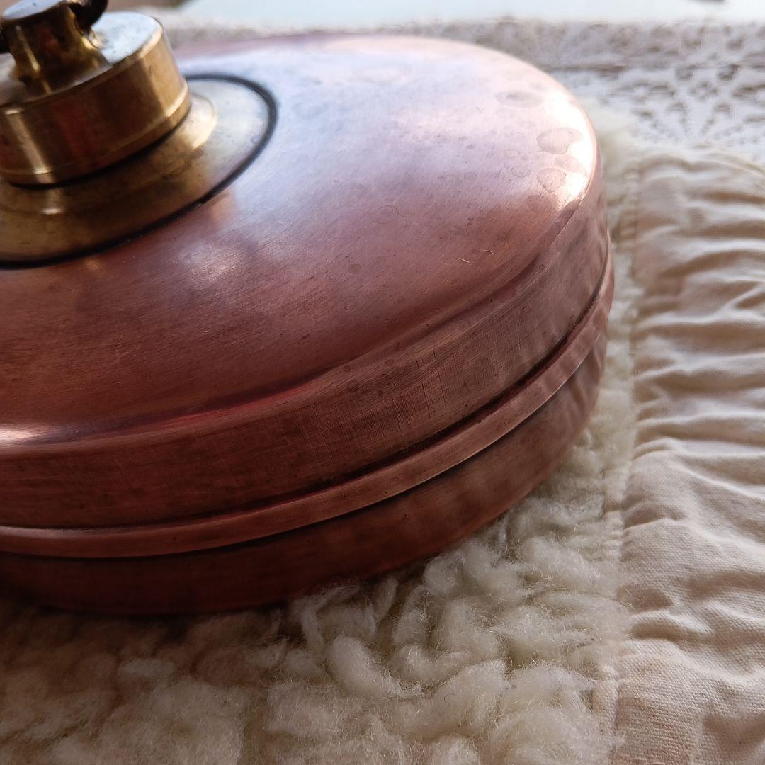 超レア ドイツWALL社の楕円形銅製湯たんぽ - メルカリ