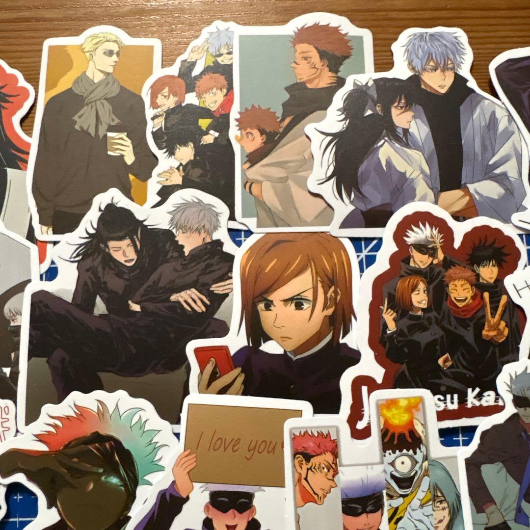 呪術廻戦 アニメステッカーセット 55枚 - メルカリ
