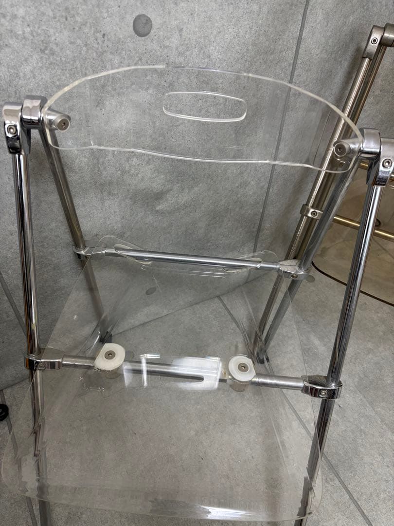 P*Y様 クリア フォールディングチェア 2脚セット