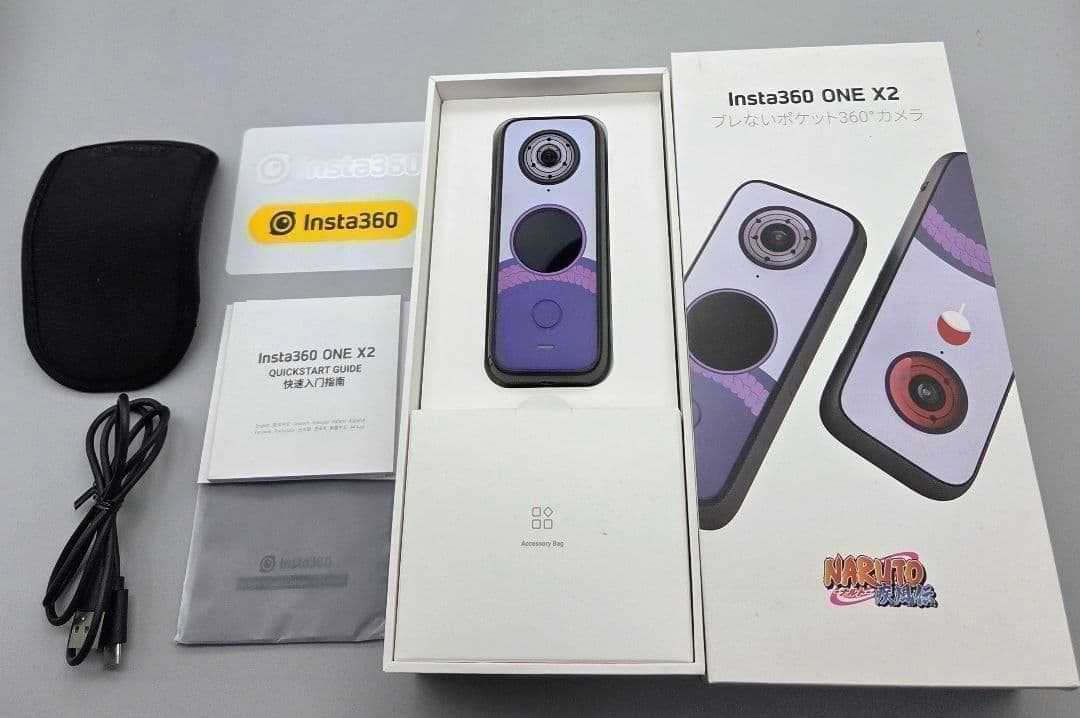 Insta360 ONE X2 360度カメラ NARUTO -サスケモデル - メルカリ