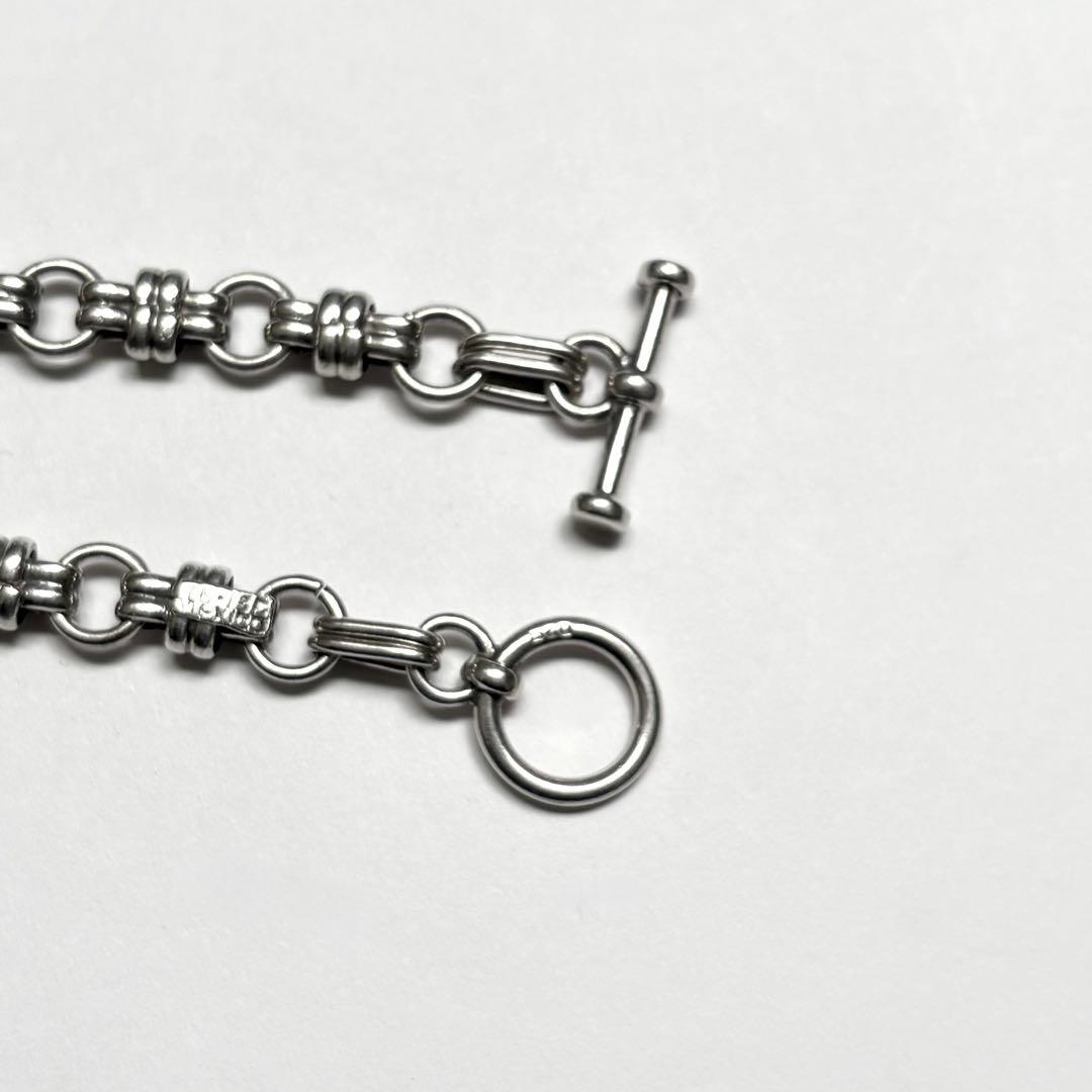 メキシコ製 taxco ヴィンテージ ダブルノットリンクブレスレット 925